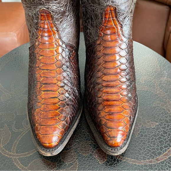 Dan Post Python Western Boots women’s size 7.5M - Picture 2 of 14